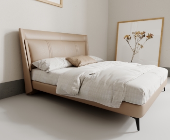 Modern Double Bed-ID:398343095
