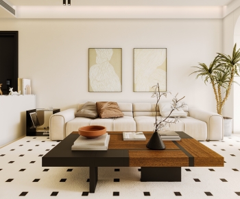 Modern French Style A Living Room-ID:477572928