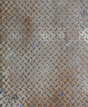 防滑花纹旧金属板-ID:576925041