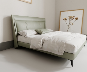 Modern Double Bed-ID:998883014