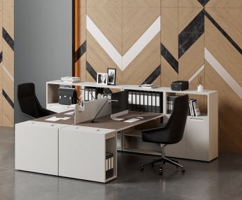Modern Office Desk And Chair-ID:155551914