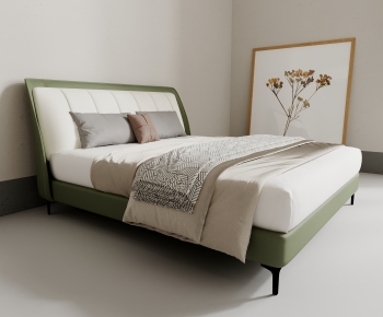 Modern Double Bed-ID:809021005