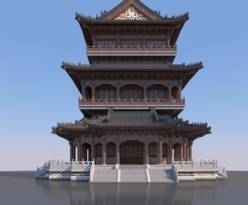 中式古建筑塔-ID:710835938