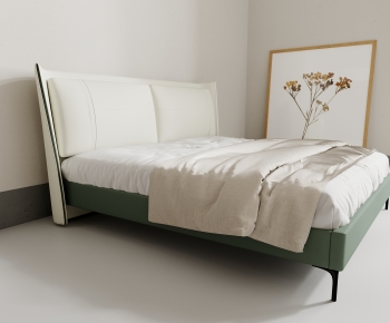 Modern Double Bed-ID:834383011