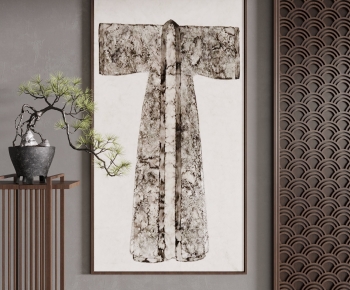 新中式古代衣服装饰画-ID:925168046