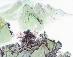 Chinese Style New Chinese StyleLandscape Painting