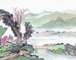 Chinese Style New Chinese StyleLandscape Painting