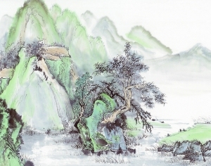 Chinese Style New Chinese StyleLandscape Painting