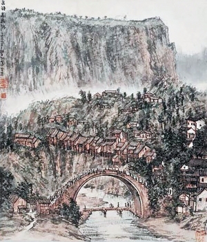 Chinese Style New Chinese StyleLandscape Painting