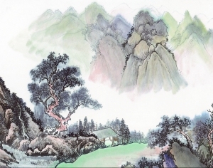 Chinese Style New Chinese StyleLandscape Painting