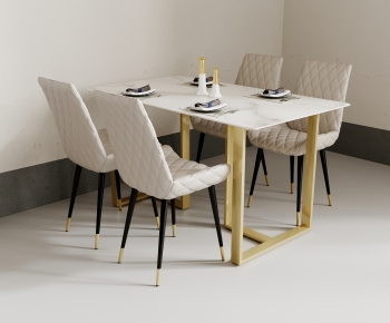 Modern Dining Table And Chairs-ID:782888898