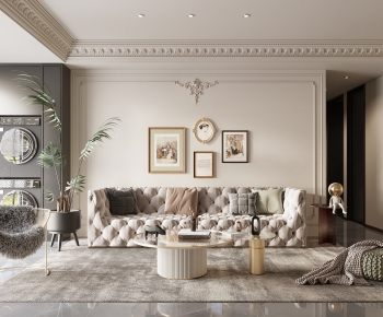 French Style A Living Room-ID:115808961