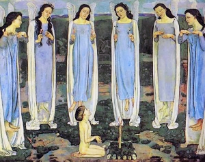 欧式古典名画人物油画-ID:134905108