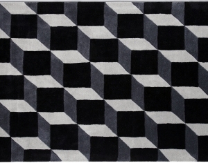 几何艺术抽象地毯-ID:5850913