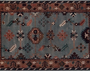 几何艺术抽象地毯-ID:5850932