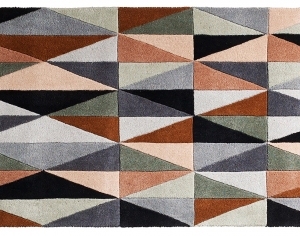 几何艺术抽象地毯-ID:5850981