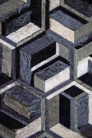 几何艺术抽象地毯-ID:5851276