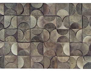 几何艺术抽象地毯-ID:5851368