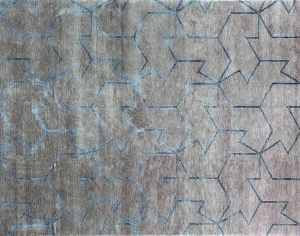 几何艺术抽象地毯-ID:5851369