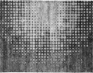 几何艺术抽象地毯-ID:5851380