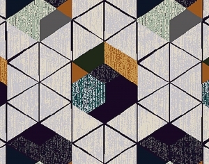 几何艺术抽象地毯-ID:5851390