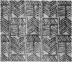 几何艺术抽象地毯-ID:5851422