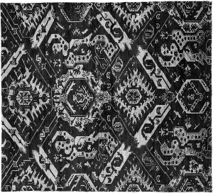 几何艺术抽象地毯-ID:5851489