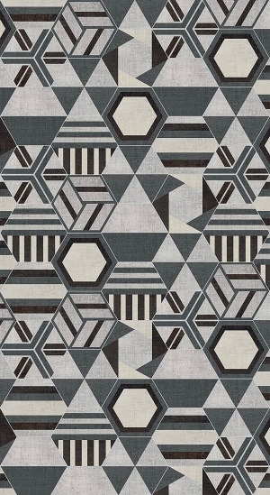 几何艺术抽象地毯-ID:5851530