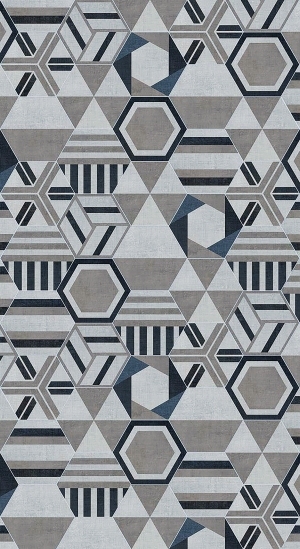 几何艺术抽象地毯-ID:5851532