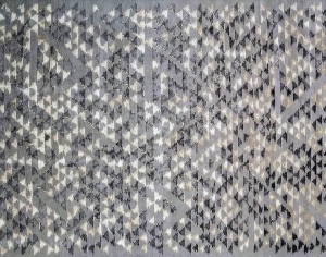 几何艺术抽象地毯-ID:5851559