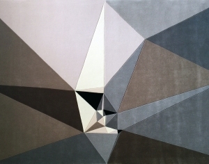 几何艺术抽象地毯-ID:5851611