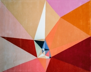 几何艺术抽象地毯-ID:5851612