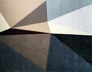 几何艺术抽象地毯-ID:5851628