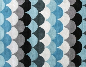 几何艺术抽象地毯-ID:5851630