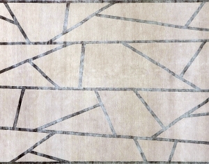 几何艺术抽象地毯-ID:5851695