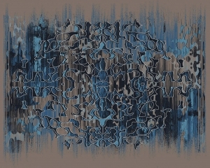 几何艺术抽象地毯-ID:5851731