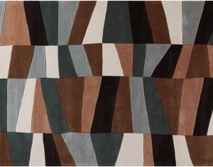 几何艺术抽象地毯-ID:5851830
