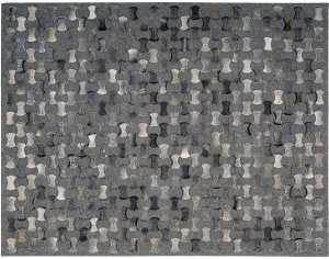 几何艺术抽象地毯-ID:5851850