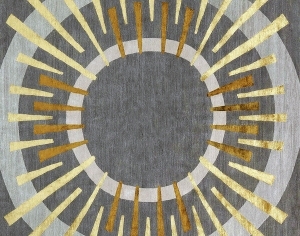 几何艺术抽象地毯-ID:5851908