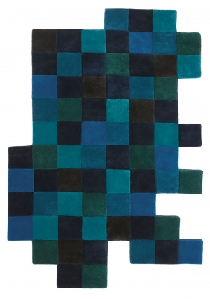 几何艺术抽象地毯-ID:5852005