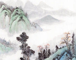 Chinese Style New Chinese StyleLandscape Painting