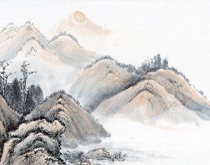 Chinese Style New Chinese StyleLandscape Painting