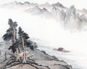 Chinese Style New Chinese StyleLandscape Painting