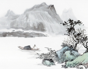 Chinese Style New Chinese StyleLandscape Painting