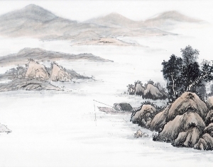 Chinese Style New Chinese StyleLandscape Painting