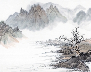 Chinese Style New Chinese StyleLandscape Painting