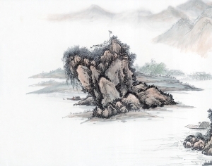 Chinese Style New Chinese StyleLandscape Painting