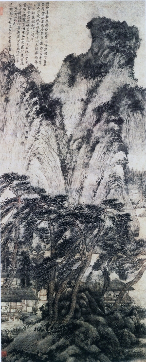 中式国画山水画-ID:965498928