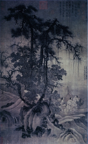 中式国画山水画-ID:171036015