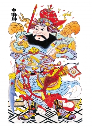 中式人物装饰画-ID:5855175